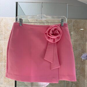 Pink Mini Skirt New With Tags Size Medium 16" inches top to bottom